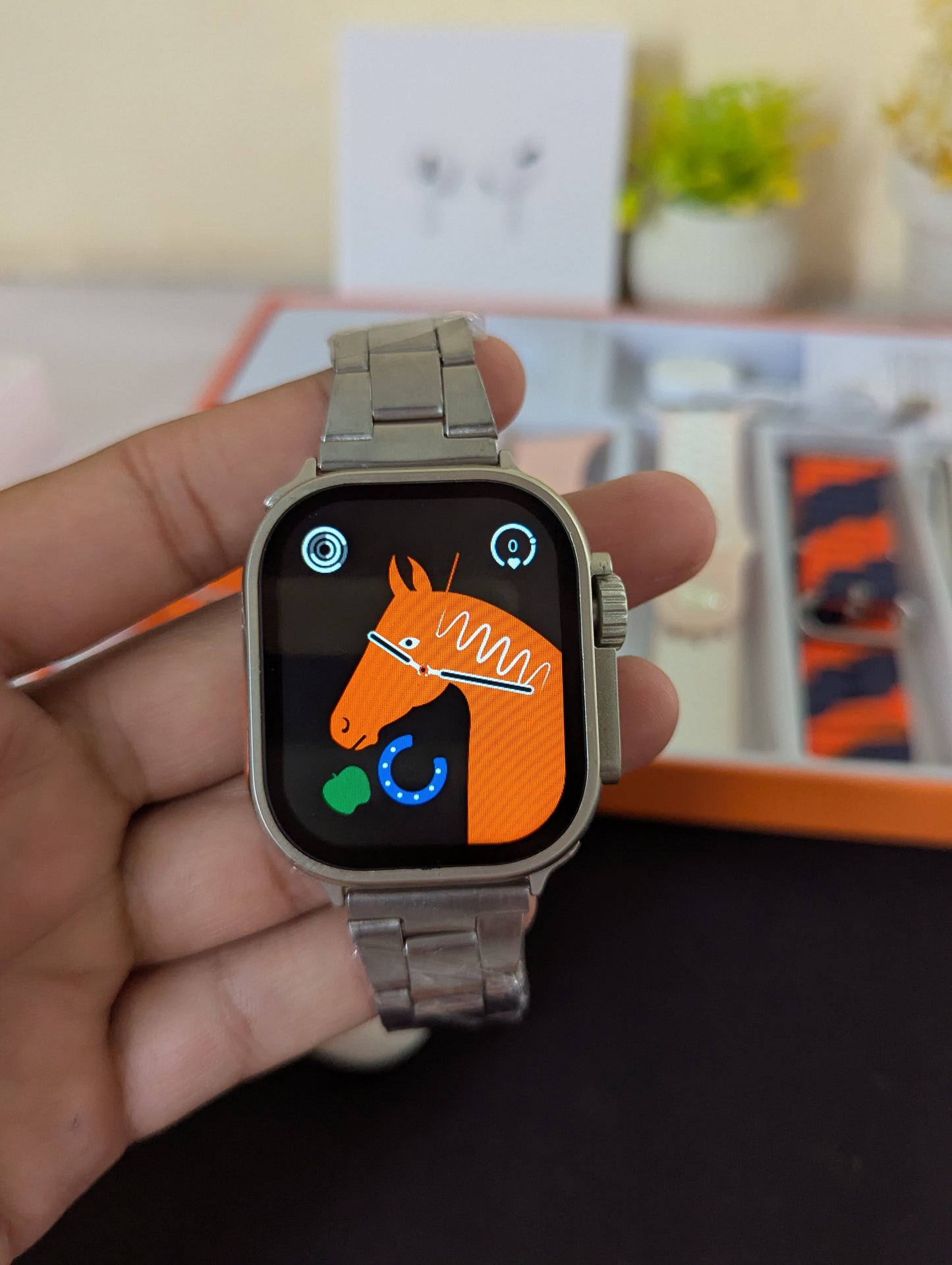 Premium Ultra 2 Smart Watch 7 in 1 with Metal Strap