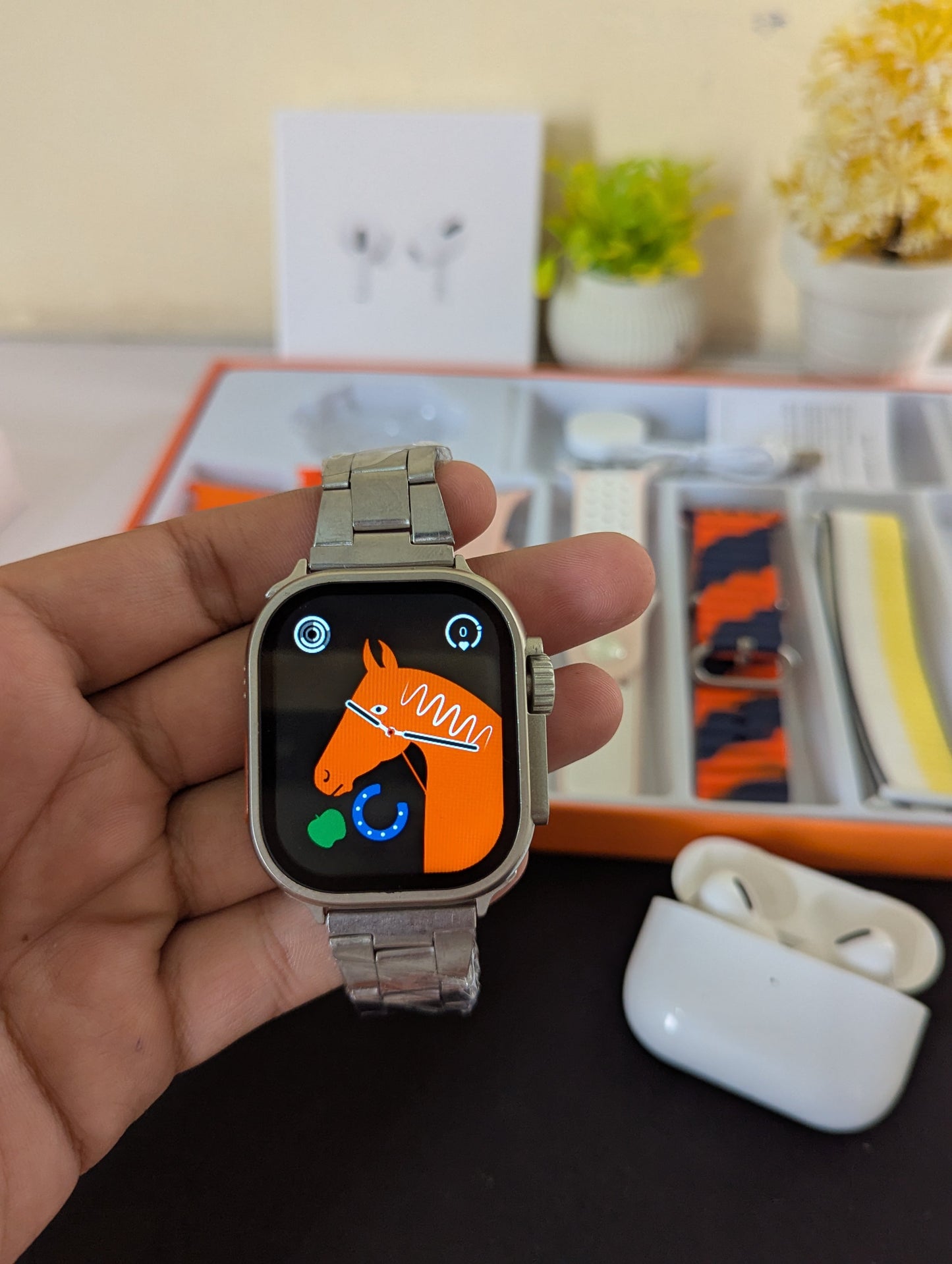 Combo Ultra 2 Smart Watch 7 in 1 & Pods pro Earbuds