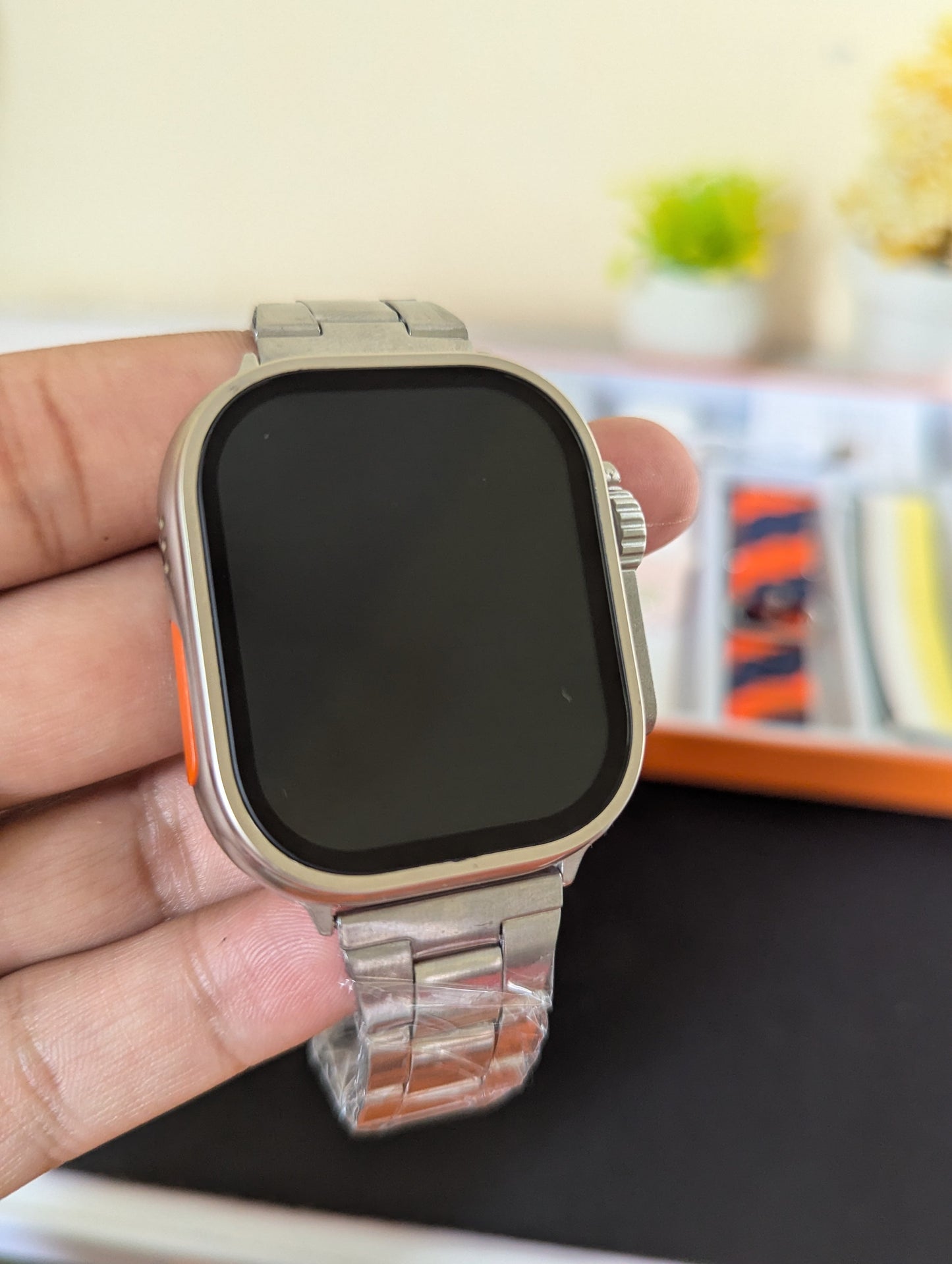 Premium Ultra 2 Smart Watch 7 in 1 with Metal Strap